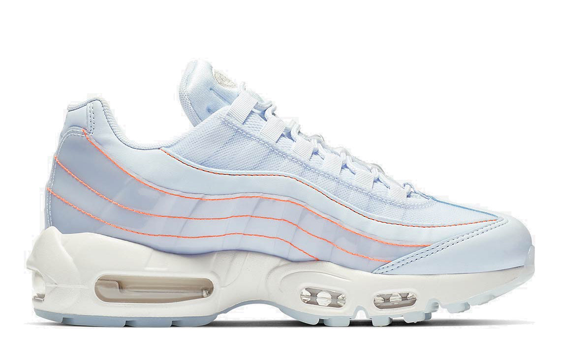 Womens Air Max 95 'Half Blue' Half Blue/Summit White 918413-400