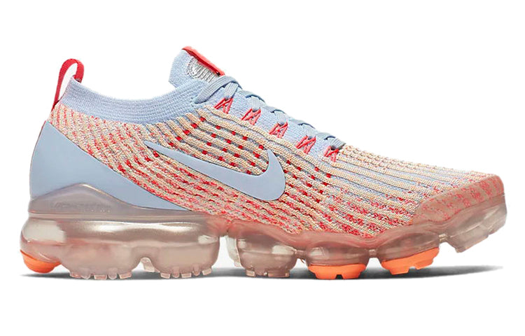 Nike Womens Air VaporMax Flyknit 3 'Blue Orange' Hydrogen Blue/Orange Pulse/Red Orbit/Hydrogen Blue AJ6910-400