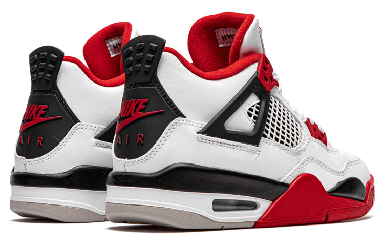 Air Jordan 4 Retro OG GS 'Fire Red' 2020 White/Black/Tech Grey/Fire Red 408452-160