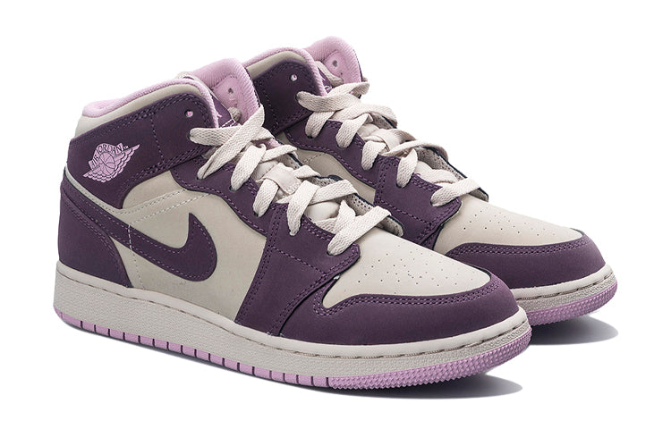 Air Jordan 1 Mid GS Pro Purple 555112-500