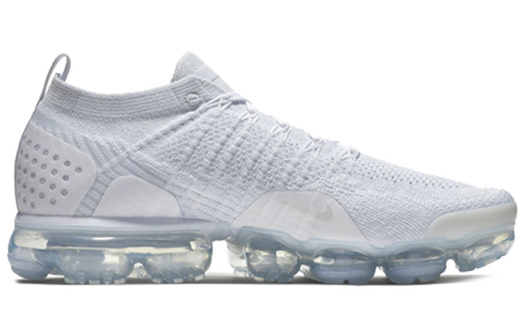 Nike Air VaporMax Flyknit 2 White Vast Grey 942842-105 KICKSOVER