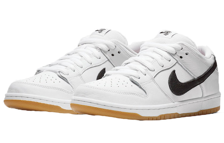 Nike SB Skateboard Dunk Low Pro ISO Orange Label - White CD2563-100 sneakmarks