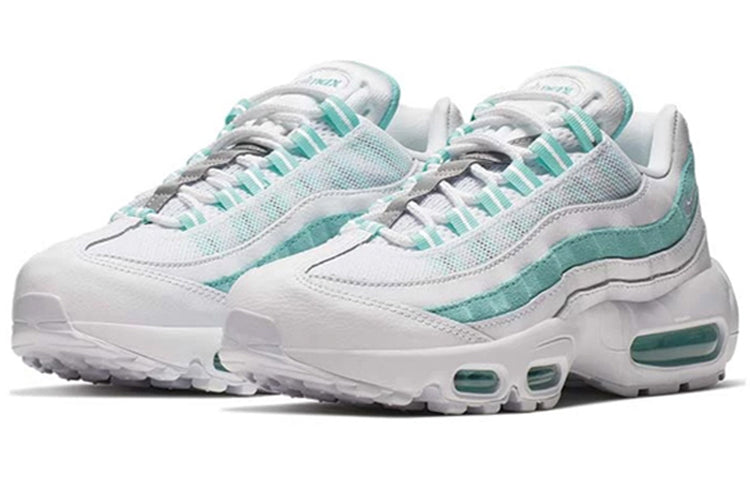 Nike Womens Air Max 95 'Light Aqua' White/White/Light Aqua 307960-115