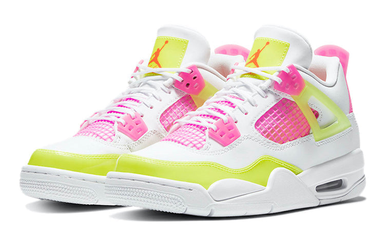 Air Jordan 4 Retro GS White Lemon Pink CV7808-100