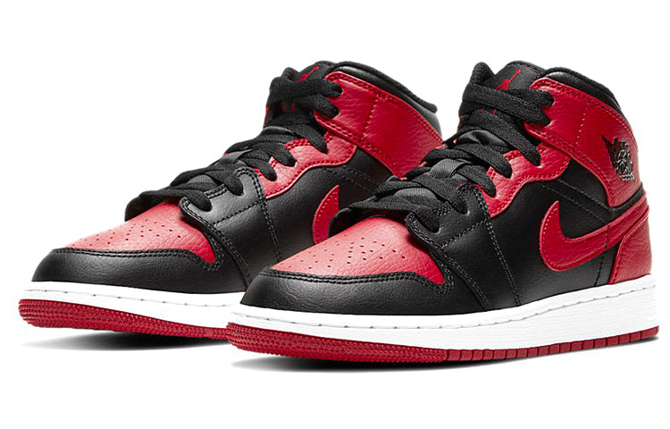 Air Jordan 1 Mid GS 'Banned' 2020 Banned 2020 (GS) 554725-074