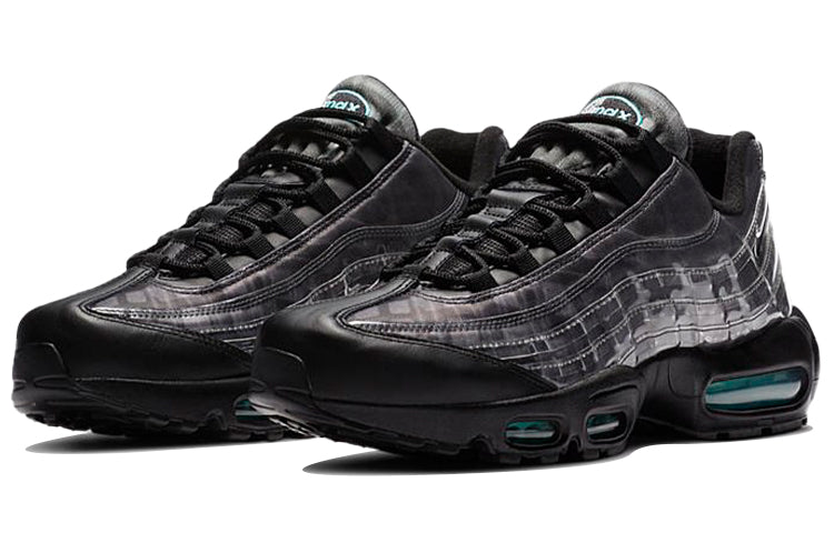 Nike Air Max 95 'Black Aurora Green' Black/Black/Aurora Green/Smoke Grey DA7735-001