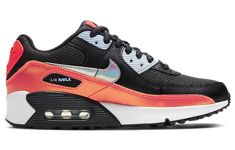 Air Max 90 FP GS 'Black Laser Crimson' Off Noir/Laser Crimson/Hydrogen Blue/White CT1966-001 KICKSOVER