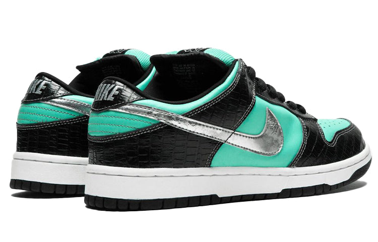 Nike Diamond Supply Co. x Dunk Low Pro SB Skateboard 'Tiffany' Aqua/Chrome 304292-402 sneakmarks