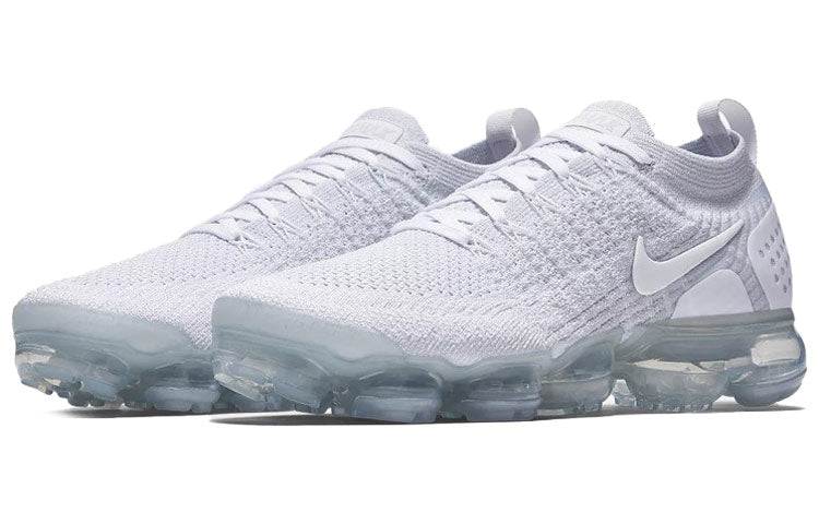 Nike Womens Air VaporMax Flykint 2 Triple White 942843-100 KICKSOVER