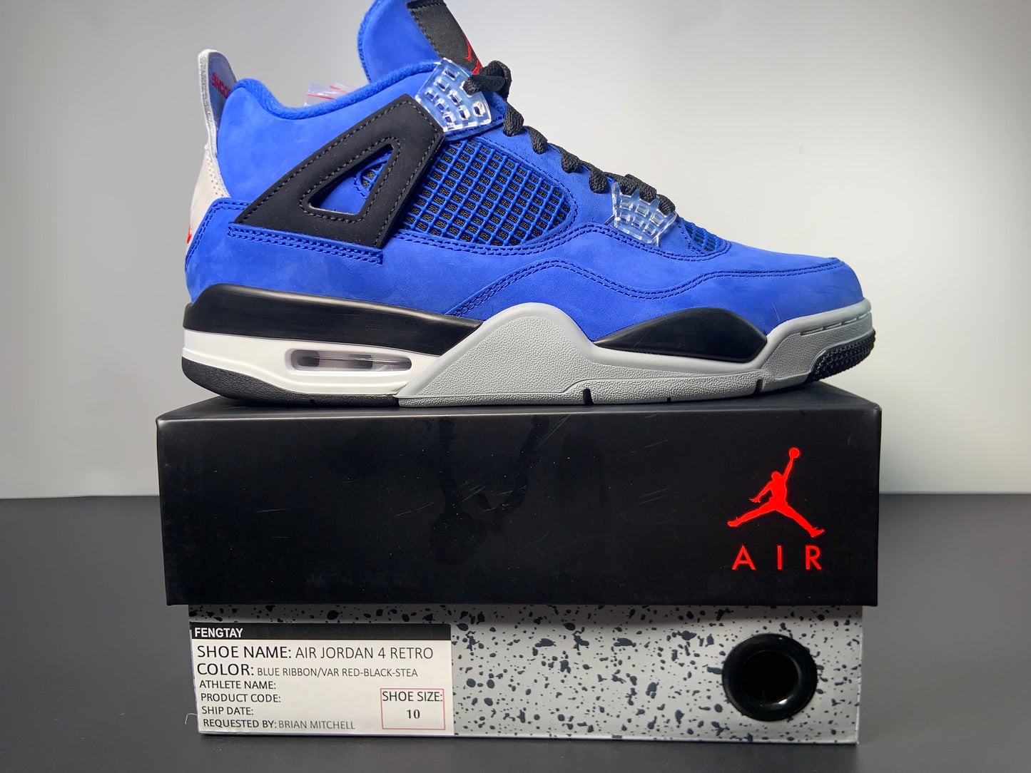 AIR JORDAN 4 RETRO Eminem Encore Blue