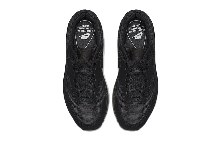 Nike Womens Air Max 1 'Triple Black' Black/Black/Black 319986-045