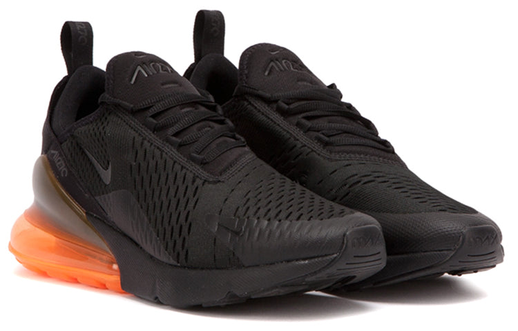 Nike Air Max 270 Black Total Orange AH8050-008 KICKSOVER