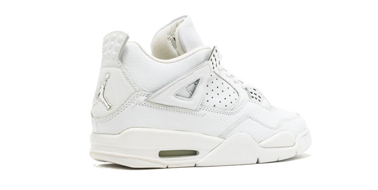 Air Jordan 4 Retro+ 'Bling' 2000 White/White-Chrome 136030-111