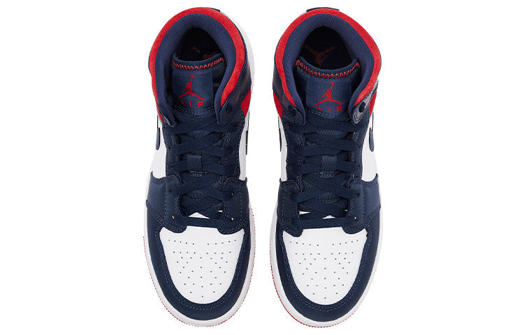 Air Jordan 1 Mid GS 'USA Olympic' SE USA (GS) BQ6931-104