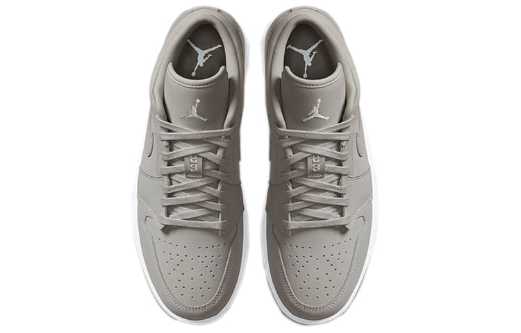 Womens WMNS Air Jordan 1 Low 'Grey Fog' Grey Fog/Grey Fog/White DC0774-002