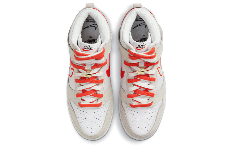 Nike Dunk High First Use First Use White Sail Orange (W) DH6758-100 sneakmarks