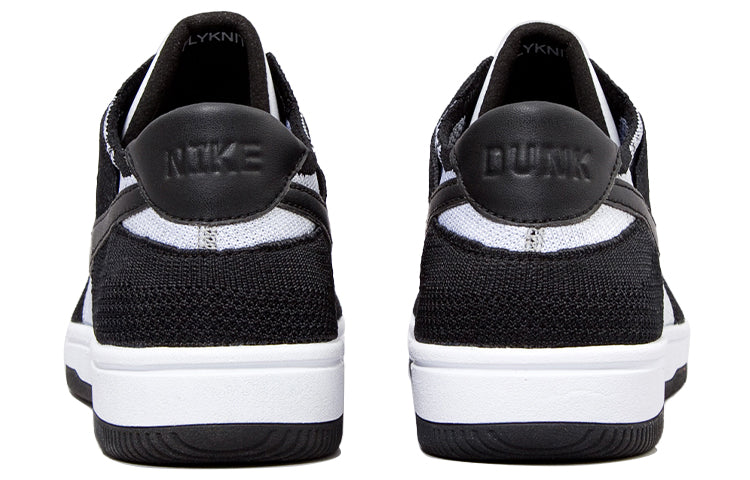 Nike Dunk Low Flyknit White Black 917746-100 sneakmarks