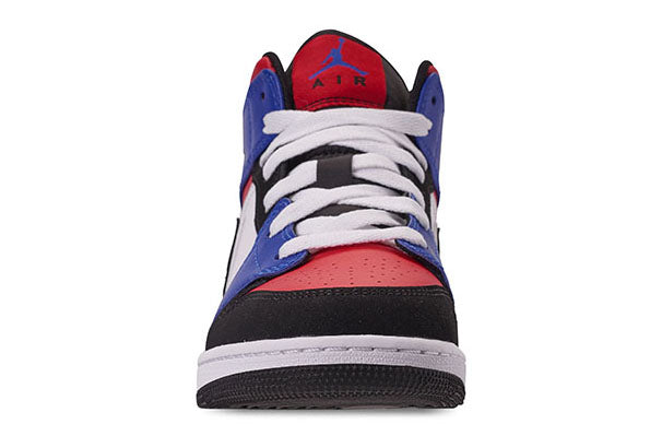 Air Jordan 1 Mid GS White Royal Blue Red 554725-124