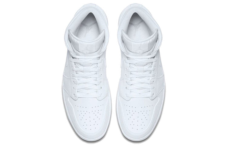 Air Jordan 1 Mid White 554724-104