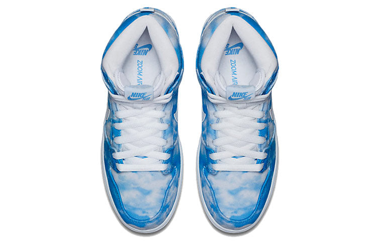 Nike SB Skateboard Dunk High 'Cloud' University Blue/White-University Blue 305050-414 sneakmarks