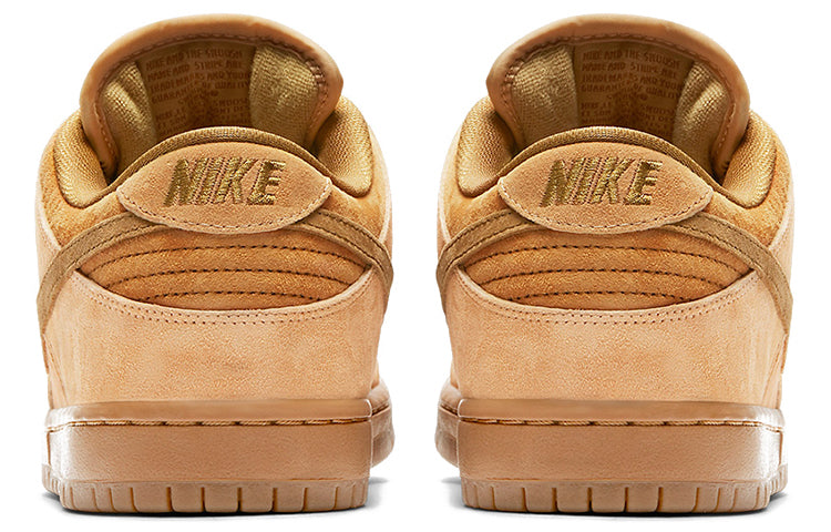 Nike SB Skateboard Dunk Low 'Reverse Reese Forbes Wheat' Dune/Twig-Wheat-Gum Medium Brown 883232-700 sneakmarks