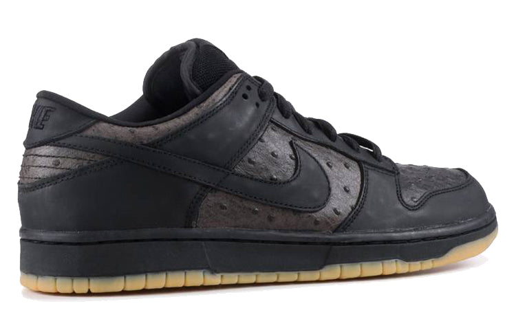 Nike Dunk Low Pro SB Skateboard 'Ostrich' Black/Black 304292-003 sneakmarks