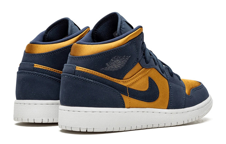 Air Jordan 1 Mid SE GS Obsidian Desert Ochre BQ6931-401