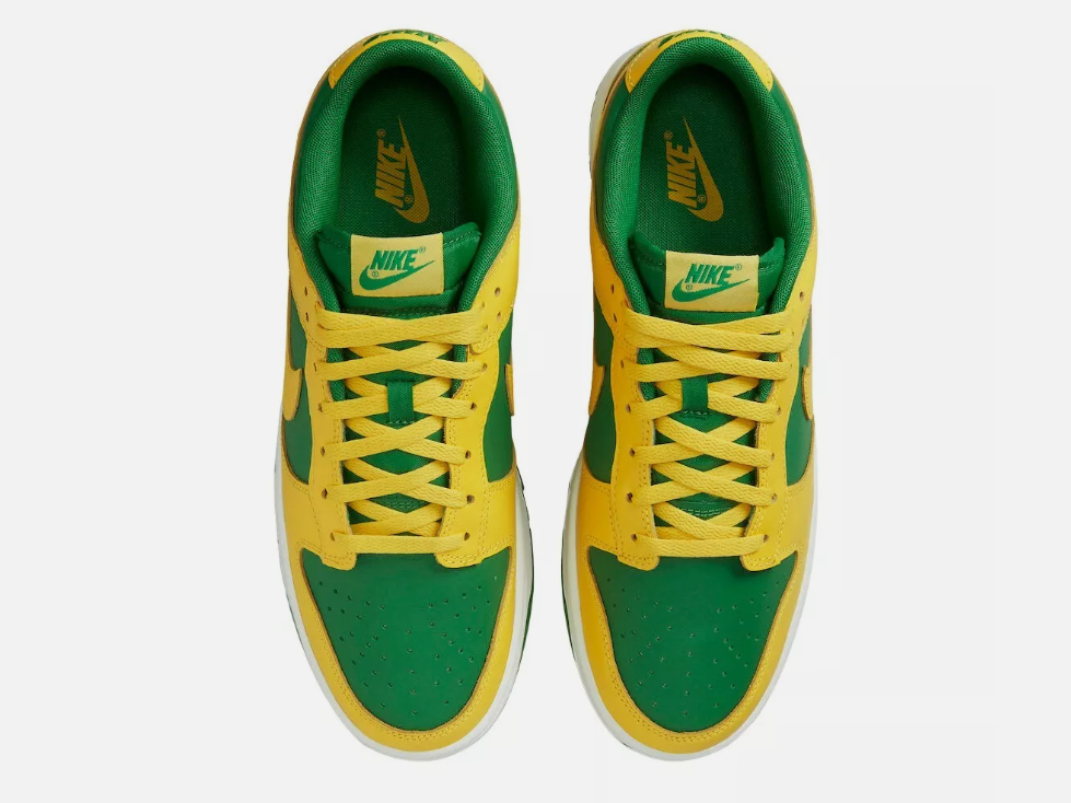 Nike Dunk Low  Reverse Brazil Brasil Green Yellow DV0833-300