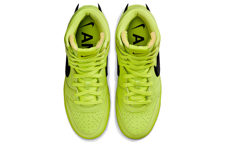 Nike Dunk High AMBUSH Flash Lime CU7544-300 sneakmarks