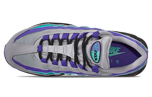 Nike Air Max 95 'Aqua' Wolf Grey/Black-Indigo Burst-Hyper Jade AT2865-001 sneakmarks