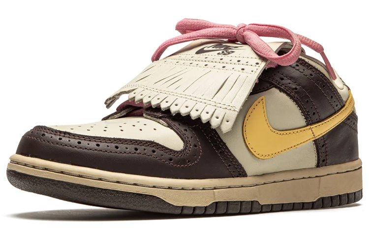 Nike Dunk Low Premium SB Skateboard 'Golf' Net/Maize-Baroque Brown 313170-171 sneakmarks