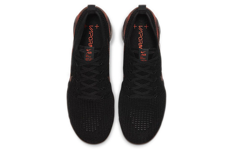 Nike Air Vapormax Flyknit 3 'Total Orange' Black/Dark Smoke Grey/Total Orange CU1926-001 KICKSOVER