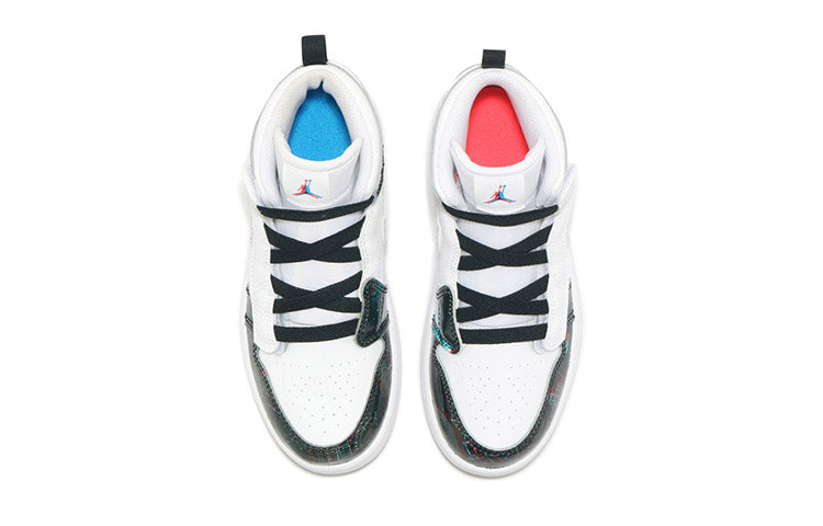 Air Jordan 1 Mid ALT SE PS 'Take Flight' White/Bright Crimson/Blue Hero DD3105-114