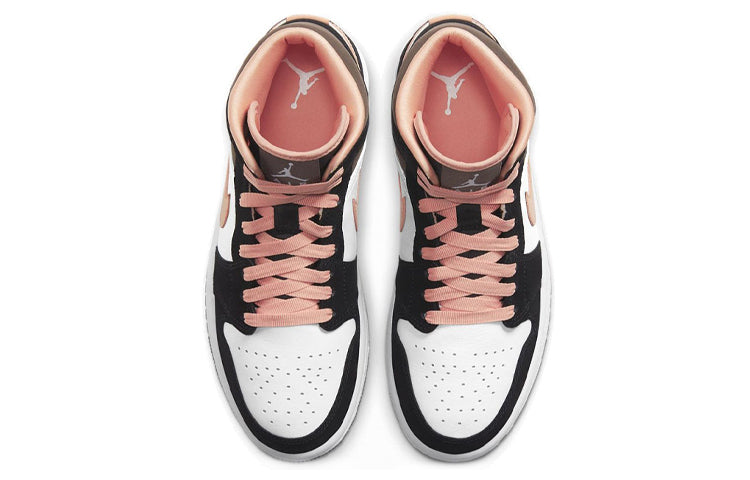 Womens WMNS Air Jordan 1 Mid SE Peach Mocha DH0210-100