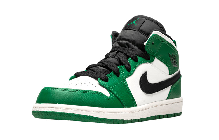 Air Jordan 1 Mid SE PS 'Pine Green' Pine Green/Black-Sail BQ6932-301