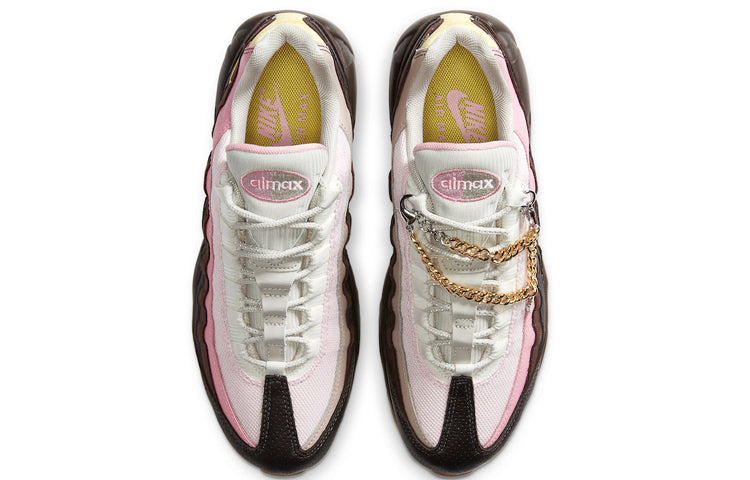 Nike Womens Air Max 95 'Cuban Link' Velvet Brown/Opti Yellow/Light British Tan CZ0466-200