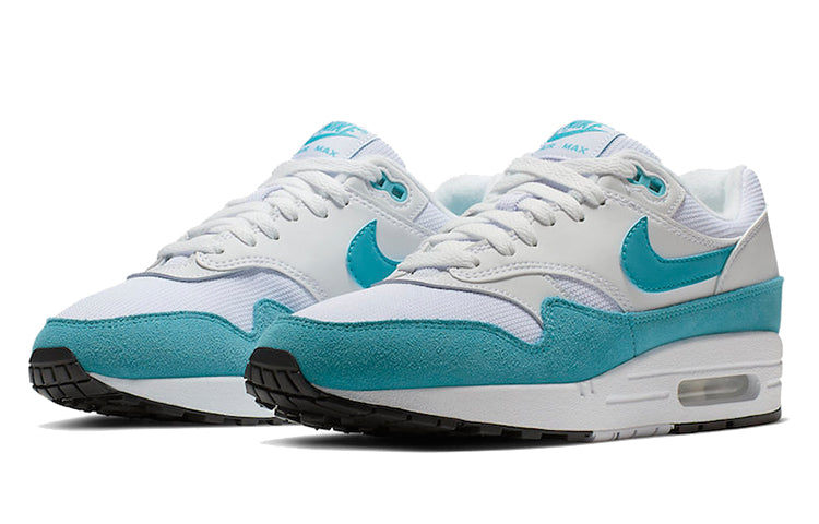 Nike Womens Air Max 1 'Light Blue Fury' White/Light Blue Fury/Black 319986-117