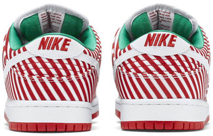 Nike SB Skateboard Dunk Low 'Candy Cane' Challenge Red/Stadium Green-White 313170-613 sneakmarks