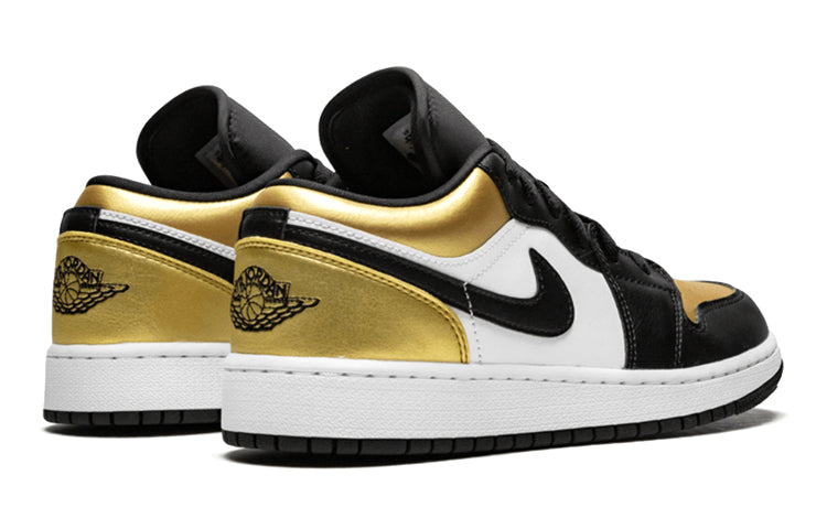 Air Jordan 1 Low'Gold Toe' GS Metallic Gold/Black/White CQ9487-700