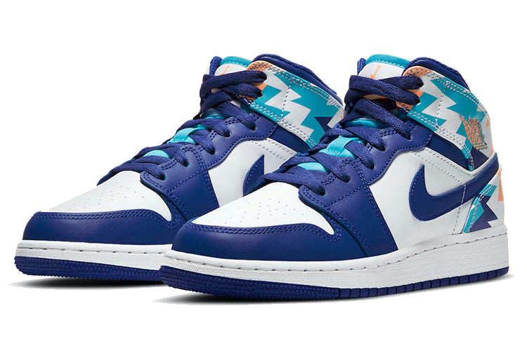 Air Jordan 1 Mid GS Storm Blue 555112-105