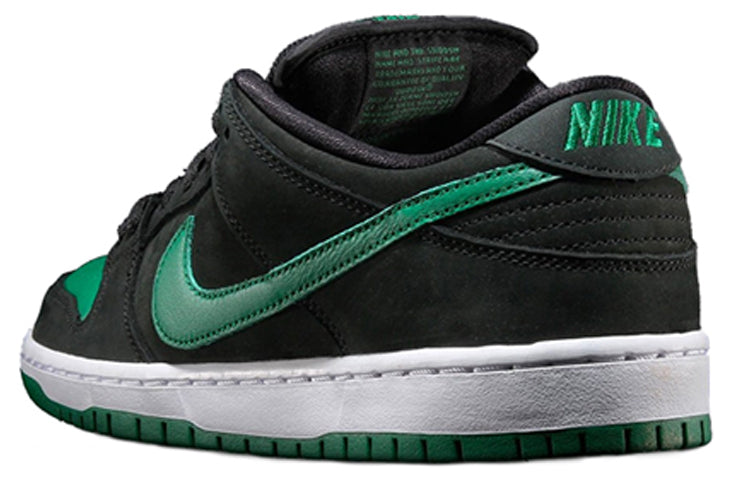 Nike Dunk Low Pro SB Skateboard 'Black Pine' Black/Pine Green-White BQ6817-005 sneakmarks