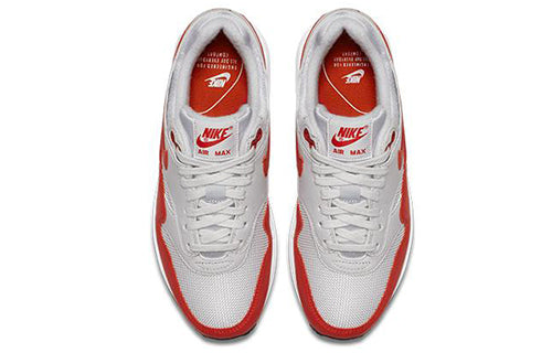 Nike Womens Air Max 1 'Habanero Red' Vast Grey/Habanero Red 319986-035