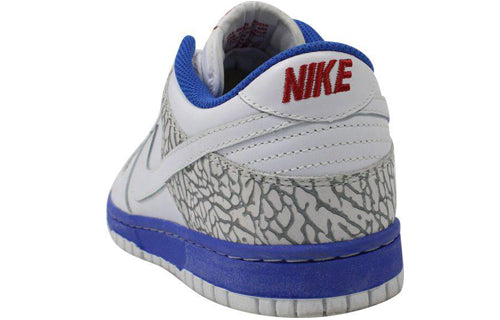 Nike Dunk Low Cl 'Jordan Pack' White/White-Medium Grey 304714-119 sneakmarks