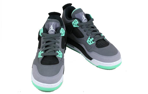 Air Jordan 4 Retro GS Dark Grey Green Glow 408452-033