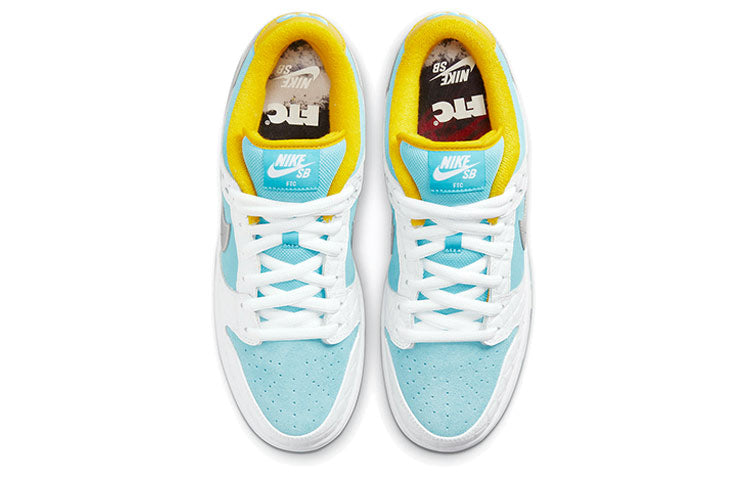 Nike FTC x SB Skateboard Dunk Low Pro QS 'Lagoon Pulse' DH7687-400 sneakmarks