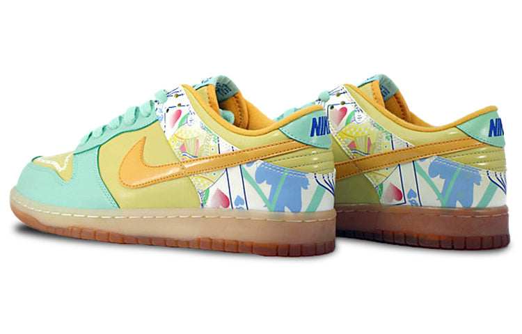 Nike Womens WMNS Dunk Low Premium 'Collection Royale Serena Williams' Celery/Papaya-Med Mint-Varsity Red 313600-371 sneakmarks