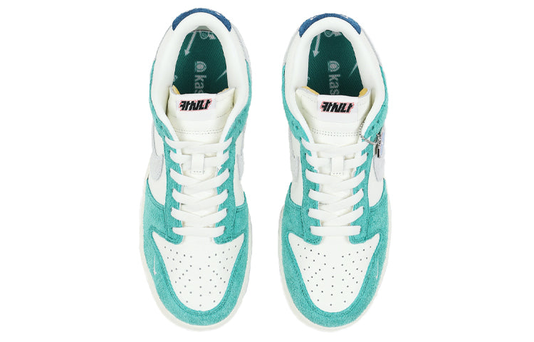 Nike Kasina x Dunk Low 'Road Sign' Sail/White/Neptune Green/Industrial Blue CZ6501-101 sneakmarks