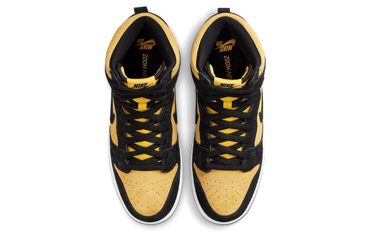 Nike SB Skateboard Dunk High Pro Reverse Goldenrod DB1640-001 sneakmarks