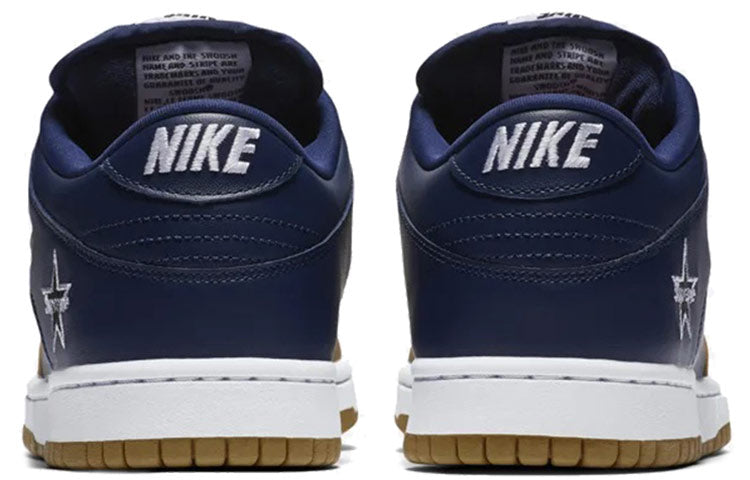 Nike SB Skateboard Dunk Low Supreme - Navy Gold CK3480-700 sneakmarks