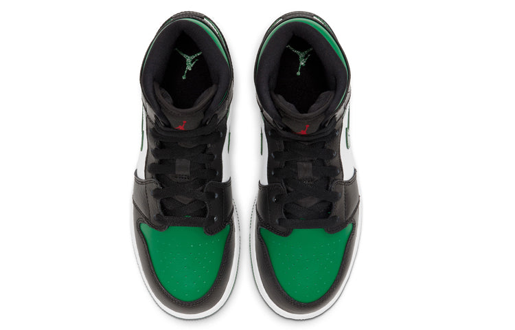 Air Jordan 1 Mid GS Green Toe 554725-067